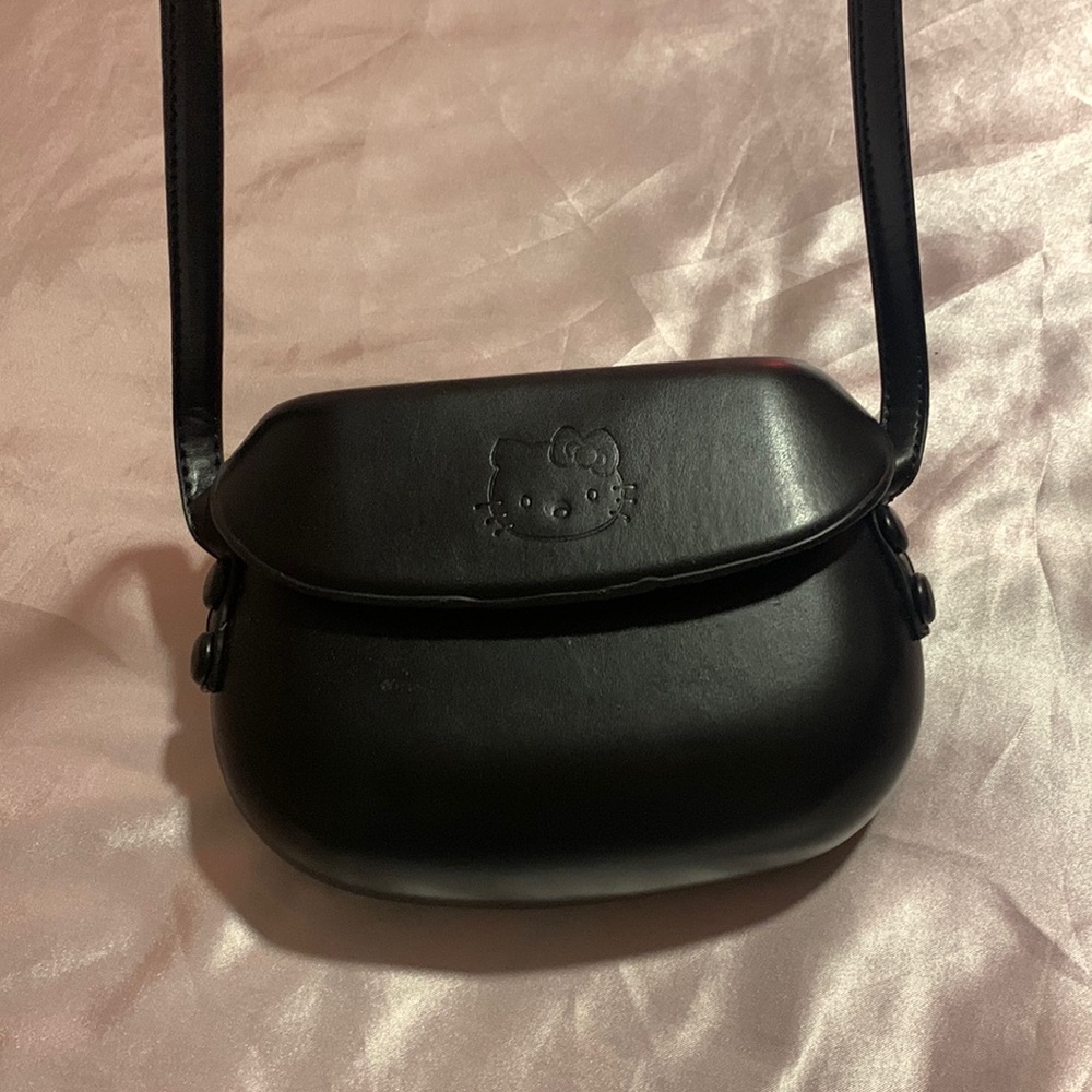 Cute leather hello kitty crossbody